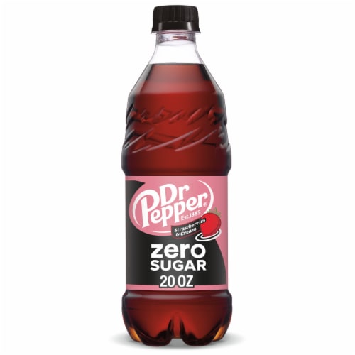 Dr Pepper Strawberries & Cream Zero Sugar Soda A0