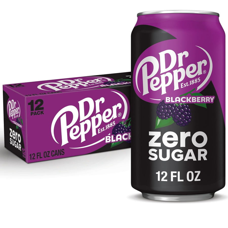 Dr Pepper Blackberry Zero Sugar Soda T9