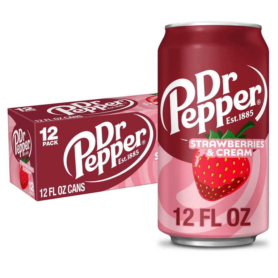 Dr Pepper Strawberries & Cream Soda H7